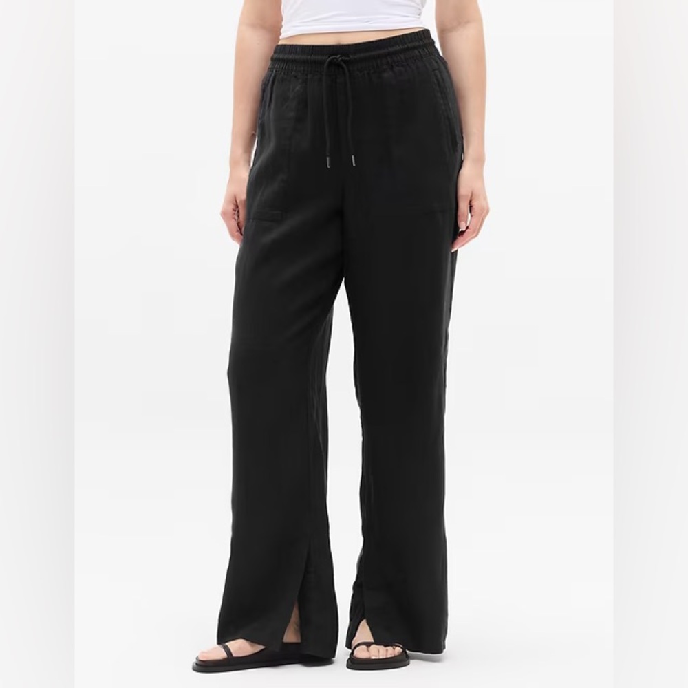 Athleta Retreat Linen Wide Leg Pant NWT
